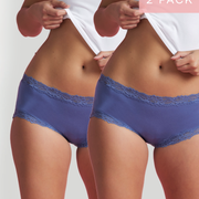 2 Pack Sukie Cotton Boyleg in Velvet Morning by Kayser Lingerie