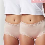 2 Pack Sukie Micro Full Brief in Honey by Kayser Lingerie.