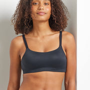 Alive Bandeau Wire-Free Bra in Black - Kayser Lingerie