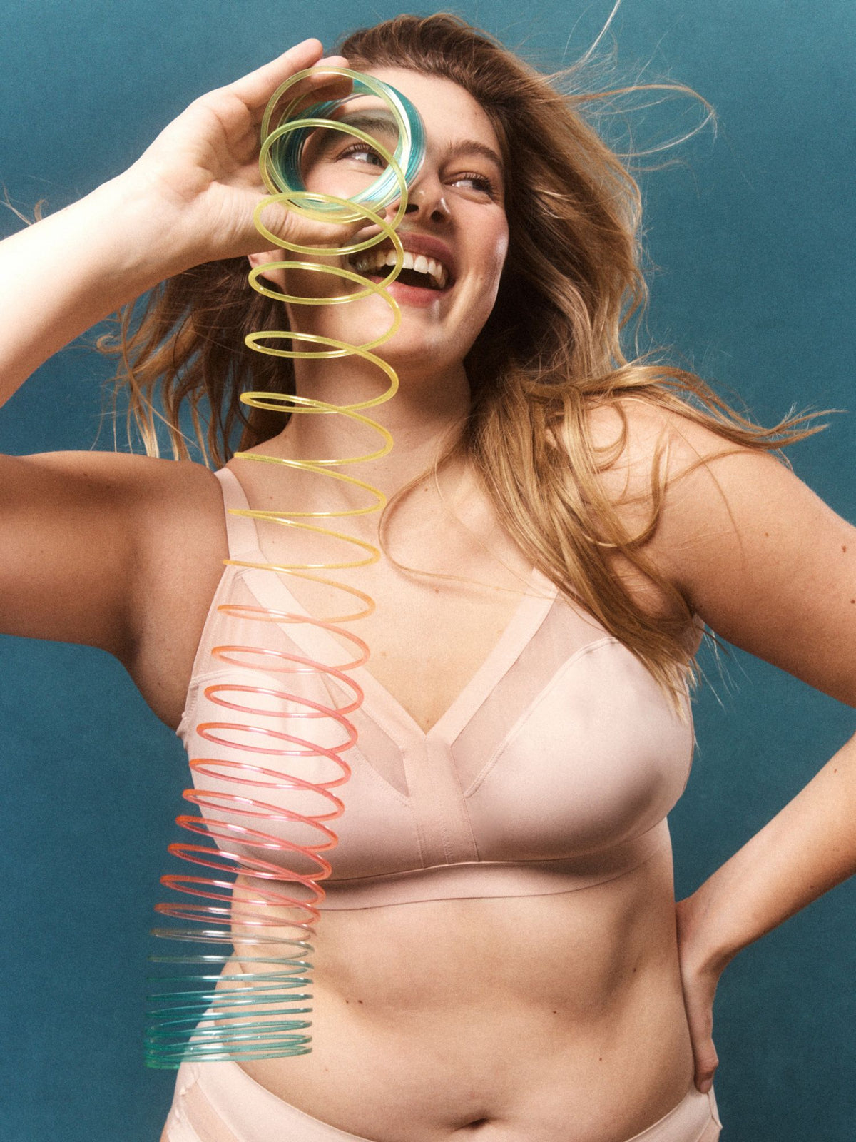 Hold Up Unreal Wire Free Bra in Honey Beige by Kayser Lingerie
