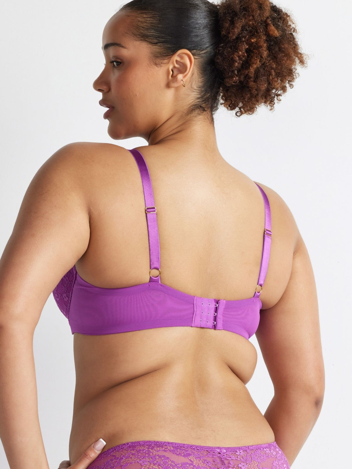 Be Free Lace DD+ Balconette Bra in Sweet Pea by Kayser Lingerie