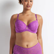 Be Free Lace Short in Sweet Pea by Kayser Lingerie