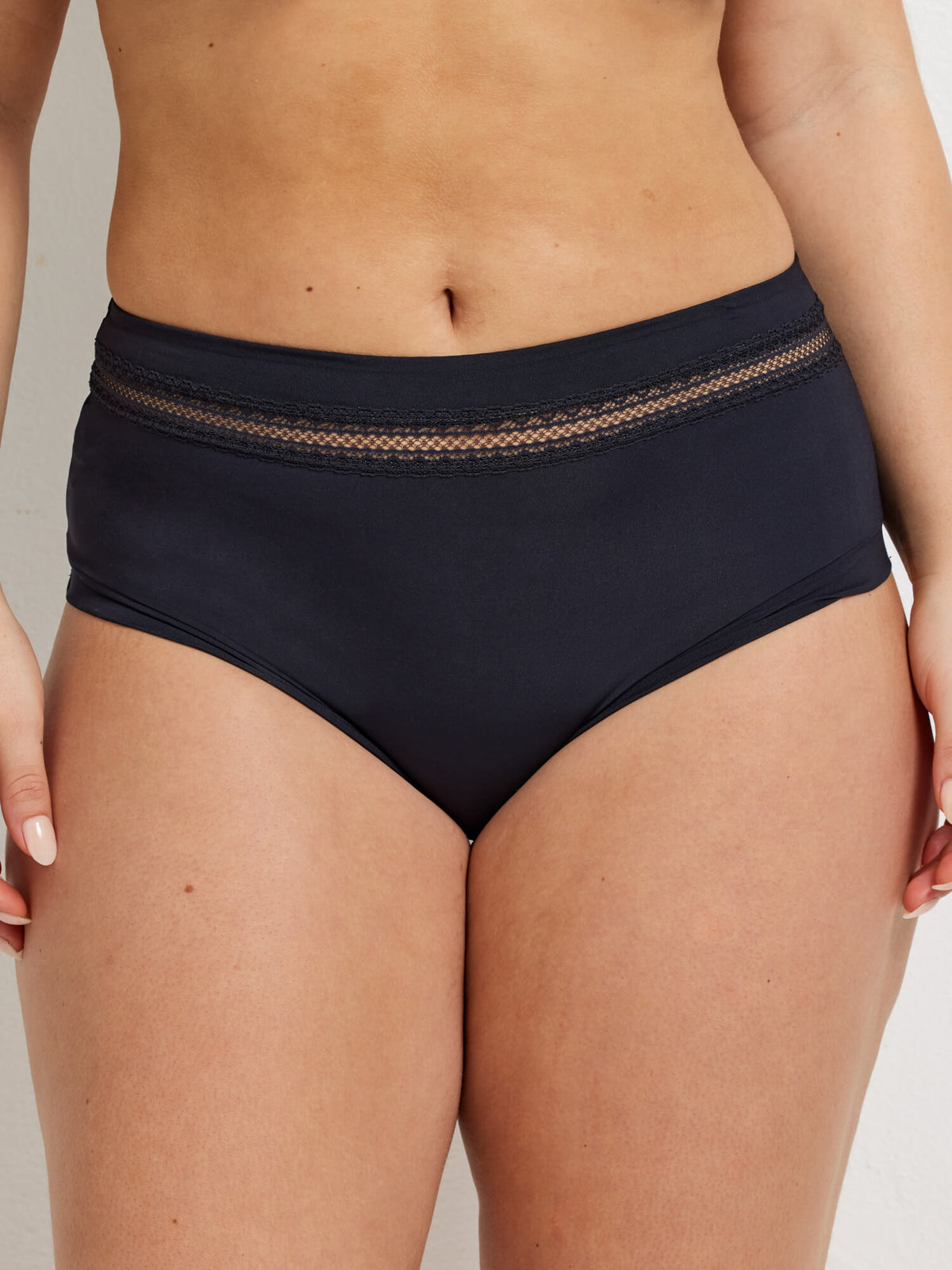 Insanely Comfy Full Brief in Black by Kayser Lingerie
