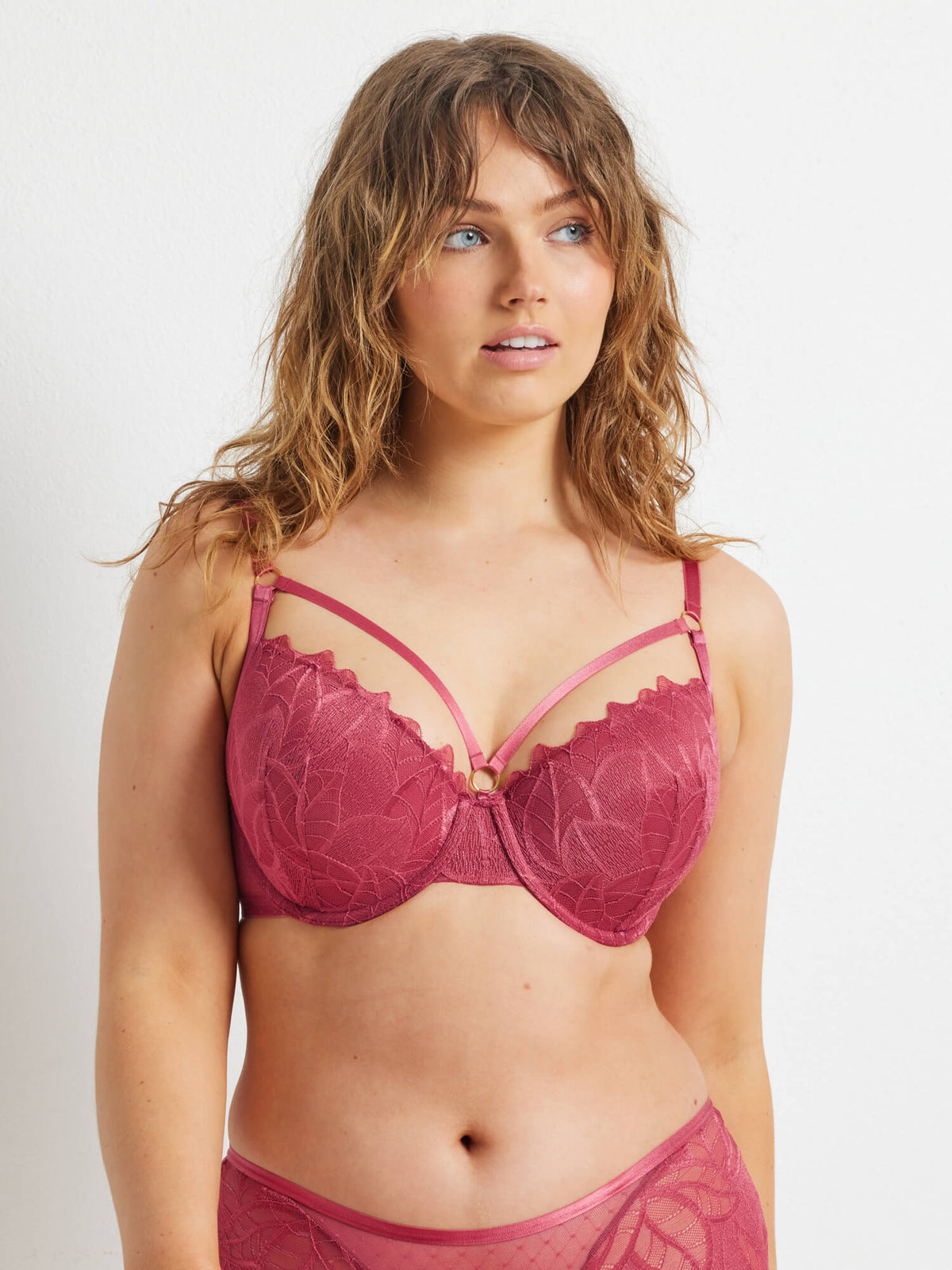 After Dark Frenchy Balconette Bra in Spice - Kayser Lingerie