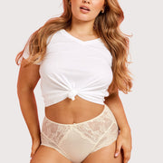 Classic Lace Full Brief in Ivory by Kayser Lingerie