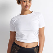Elevated Lace & Micro Full Brief in Black by Kayser Lingerie