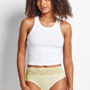 Glowlights Hi-Rise Brief in Lemon Icing by Kayser Lingerie