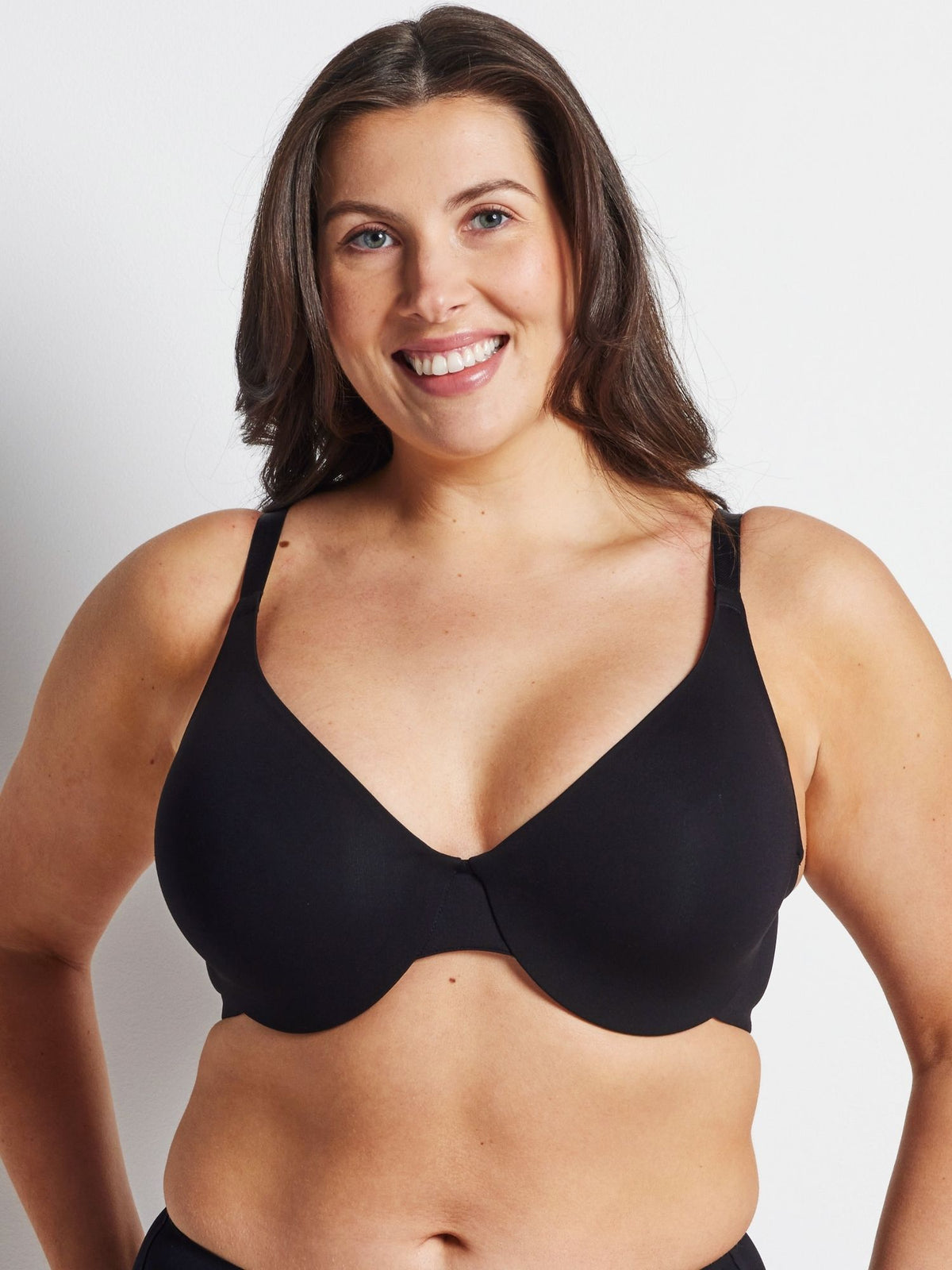 Hold Up Iconic Underwire Bra in Black by Kayser Lingerie Australia