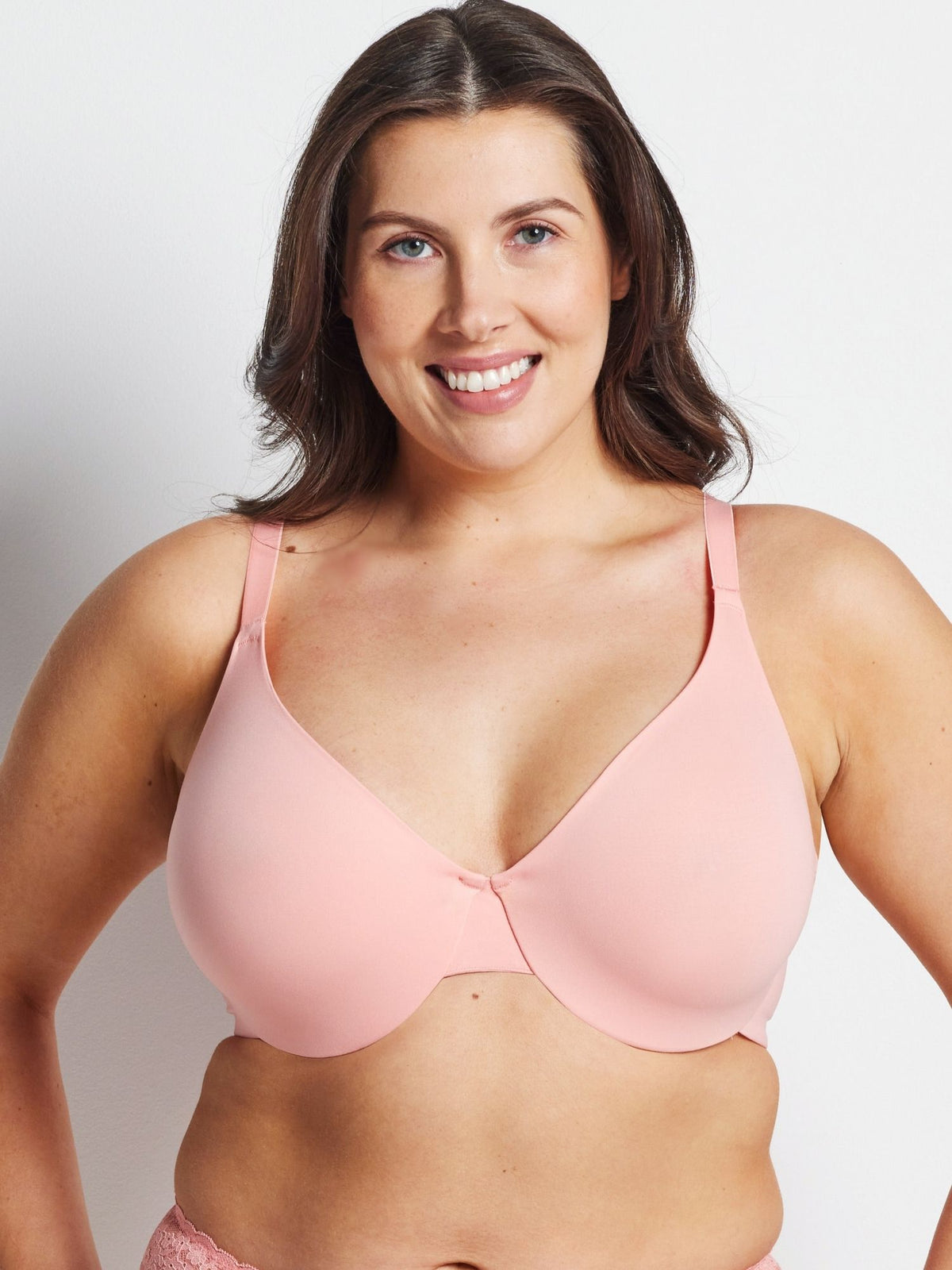 Hold Up Iconic Underwire Bra in Candlelight Peach by Kayser Lingerie Australia