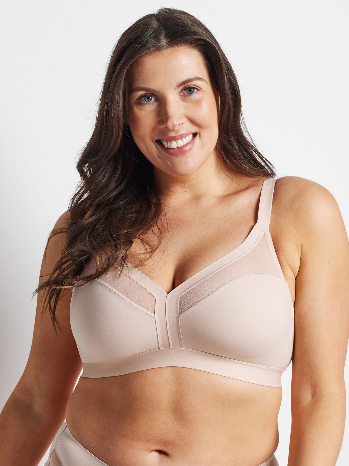 Hold Up Unreal Wire Free Bra in Honey Beige by Kayser Lingerie