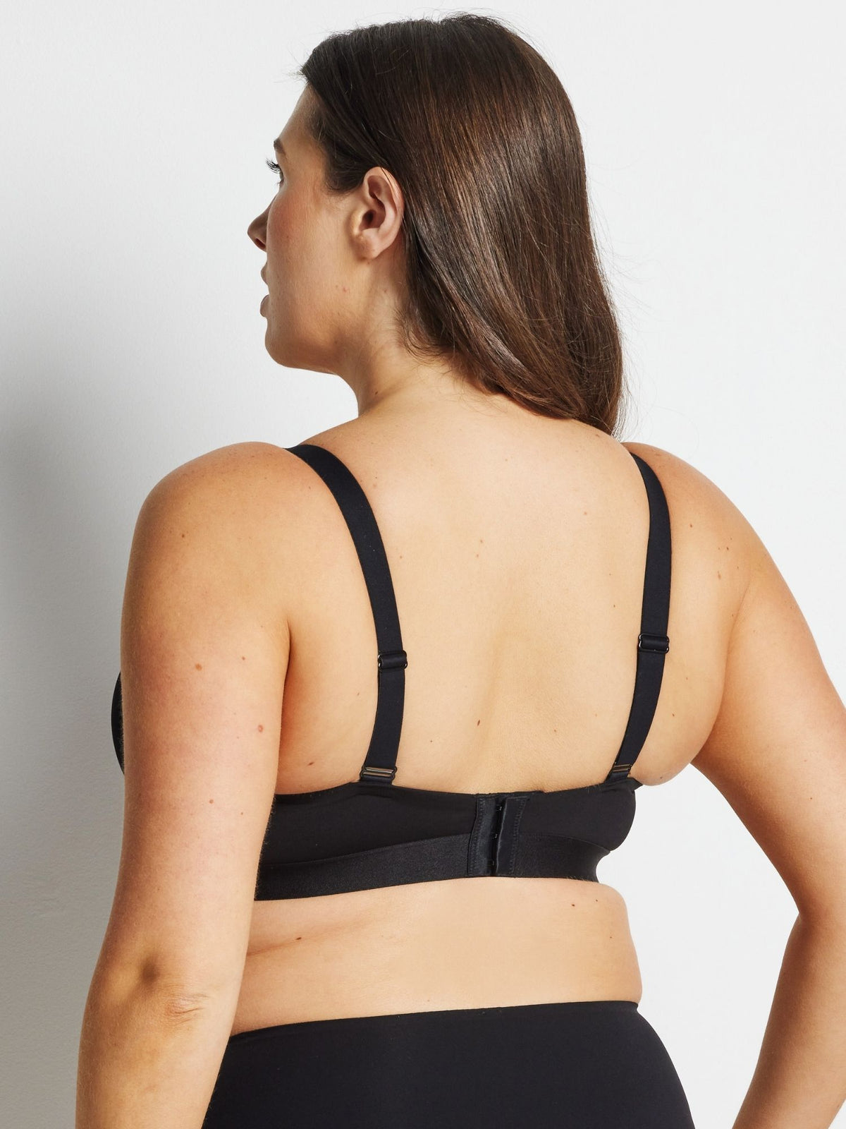 Hold Up Unreal Wire Free Bra in Black by Kayser Lingerie