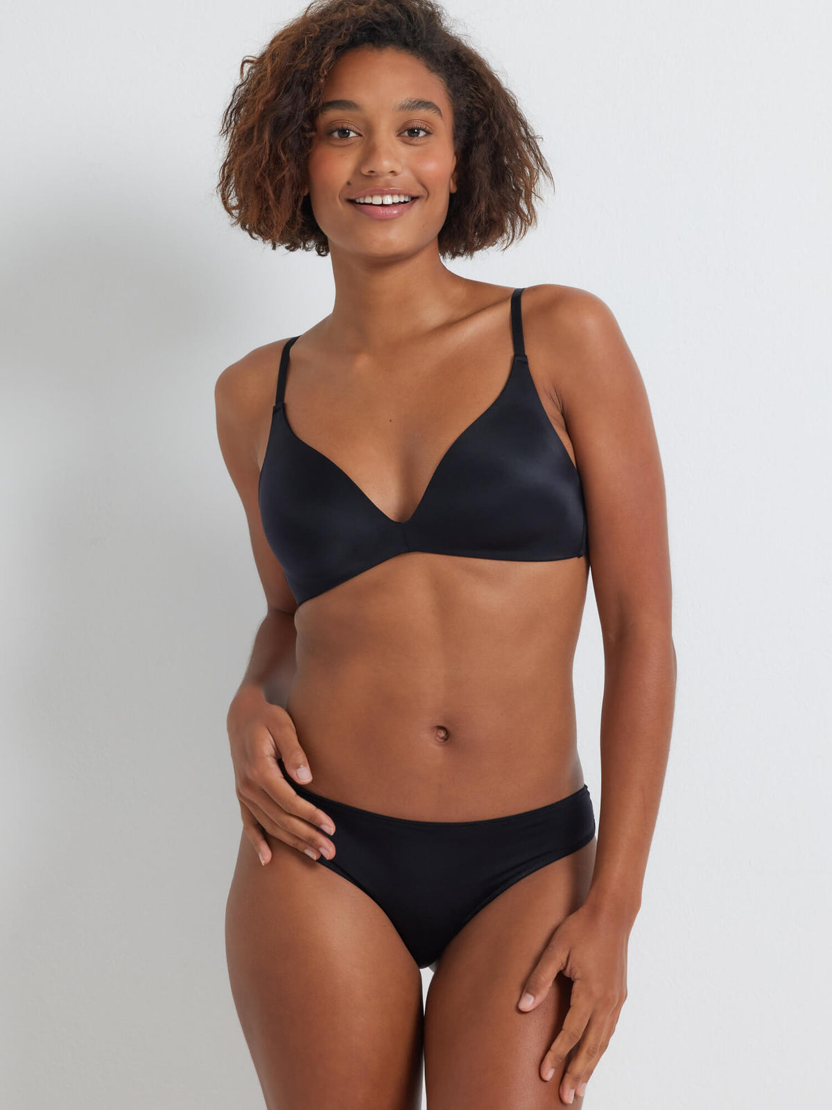 2 Pack Brazilian Bombshell Bikini in Black by Kayser Lingerie