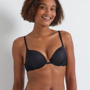 Bombshell Extra Boost Pushup Bra in Black by Kayser Lingerie