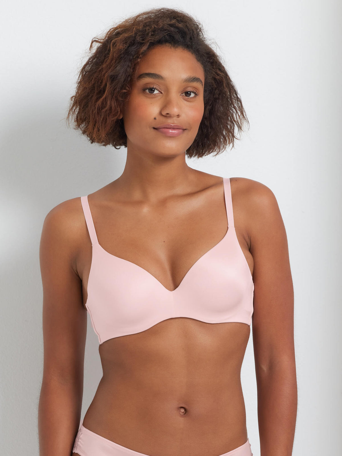 Total Comfort Smooth Comfort T-Shirt Bra in Baby Pink by Kayser Lingeie