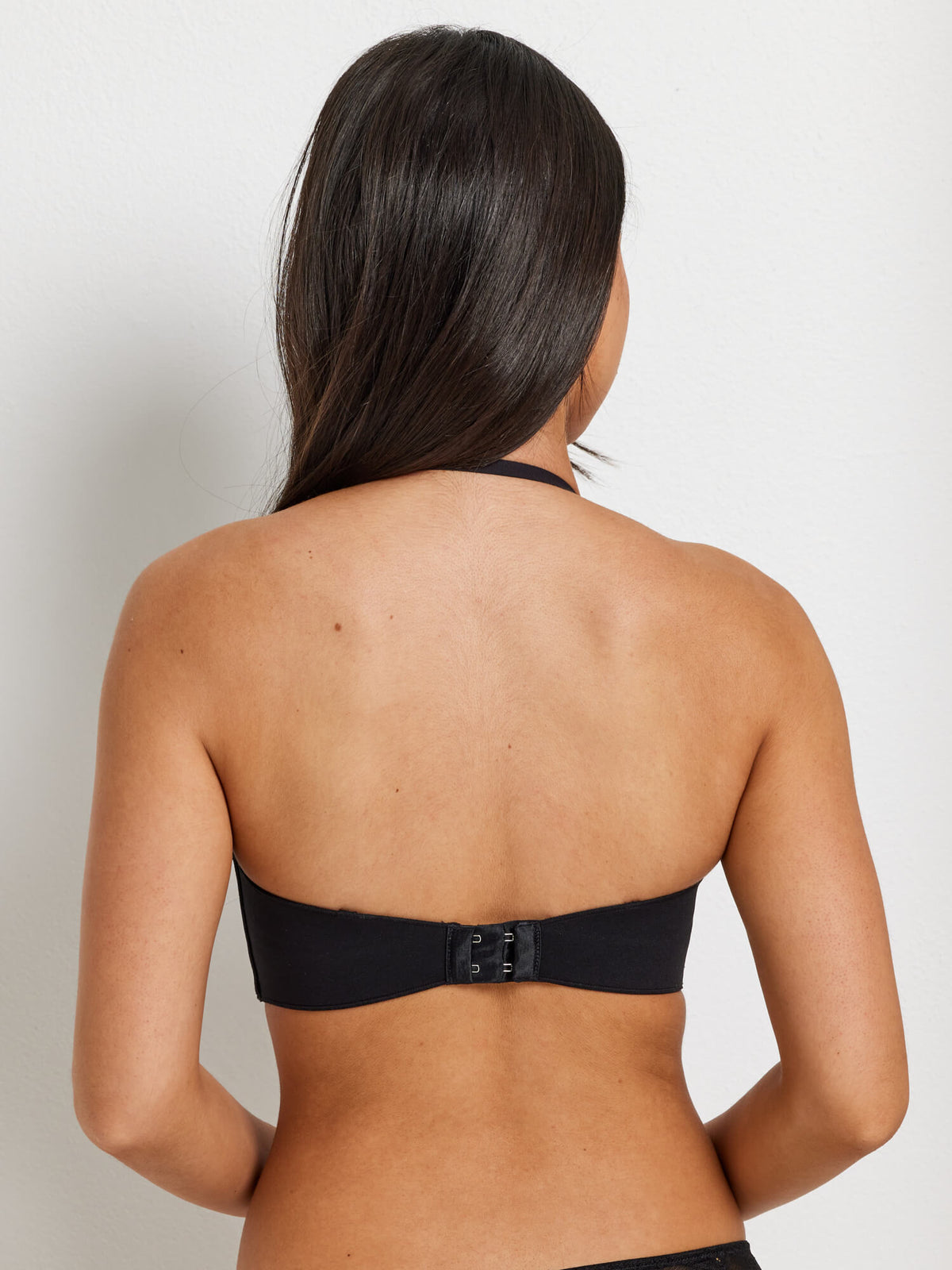 Indulgence Strapless Convertible Bra in Black by Kayser Lingerie
