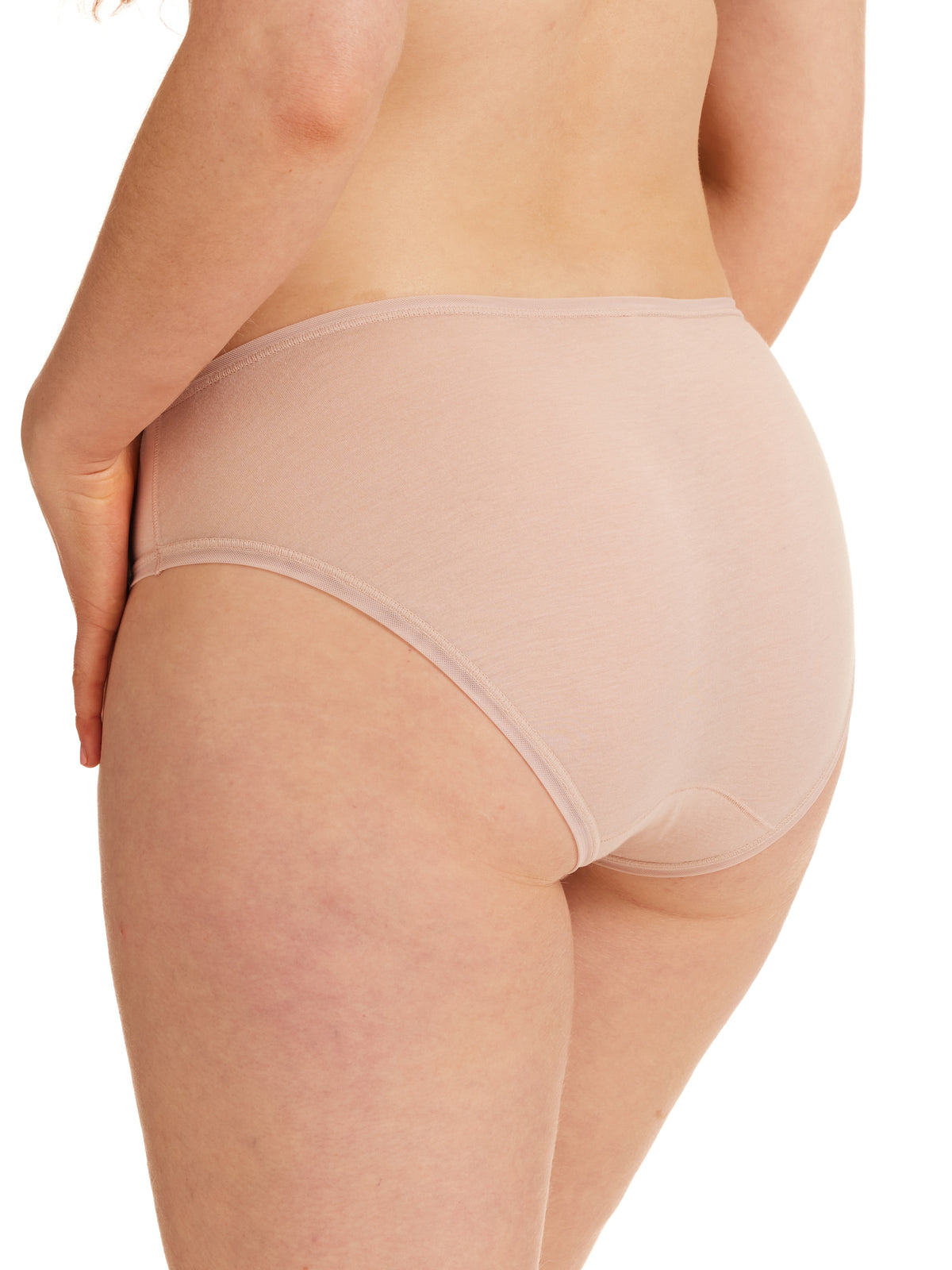 2 Pack Pure Cotton Hi-Cut Brief in Honey Beige - Kayser Lingerie