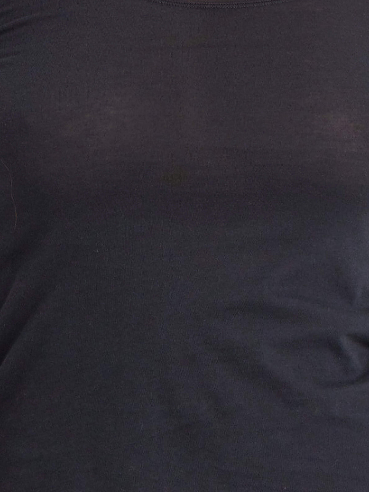 Pure Cotton Long Sleeve Black Layering Top by Kayser Lingerie