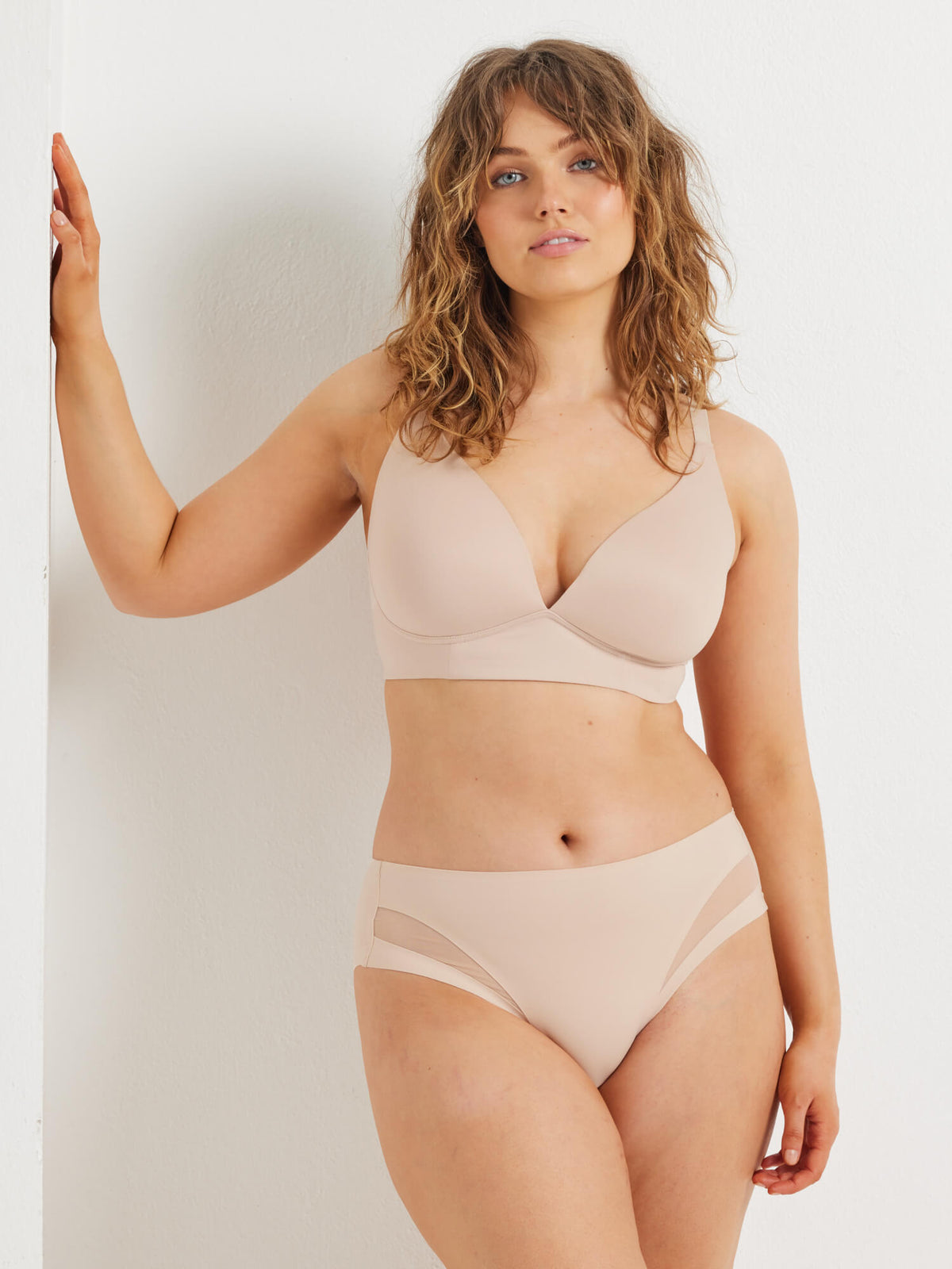 Total Comfort Wire Free Bra in Honey Nude by Kayser Lingerie