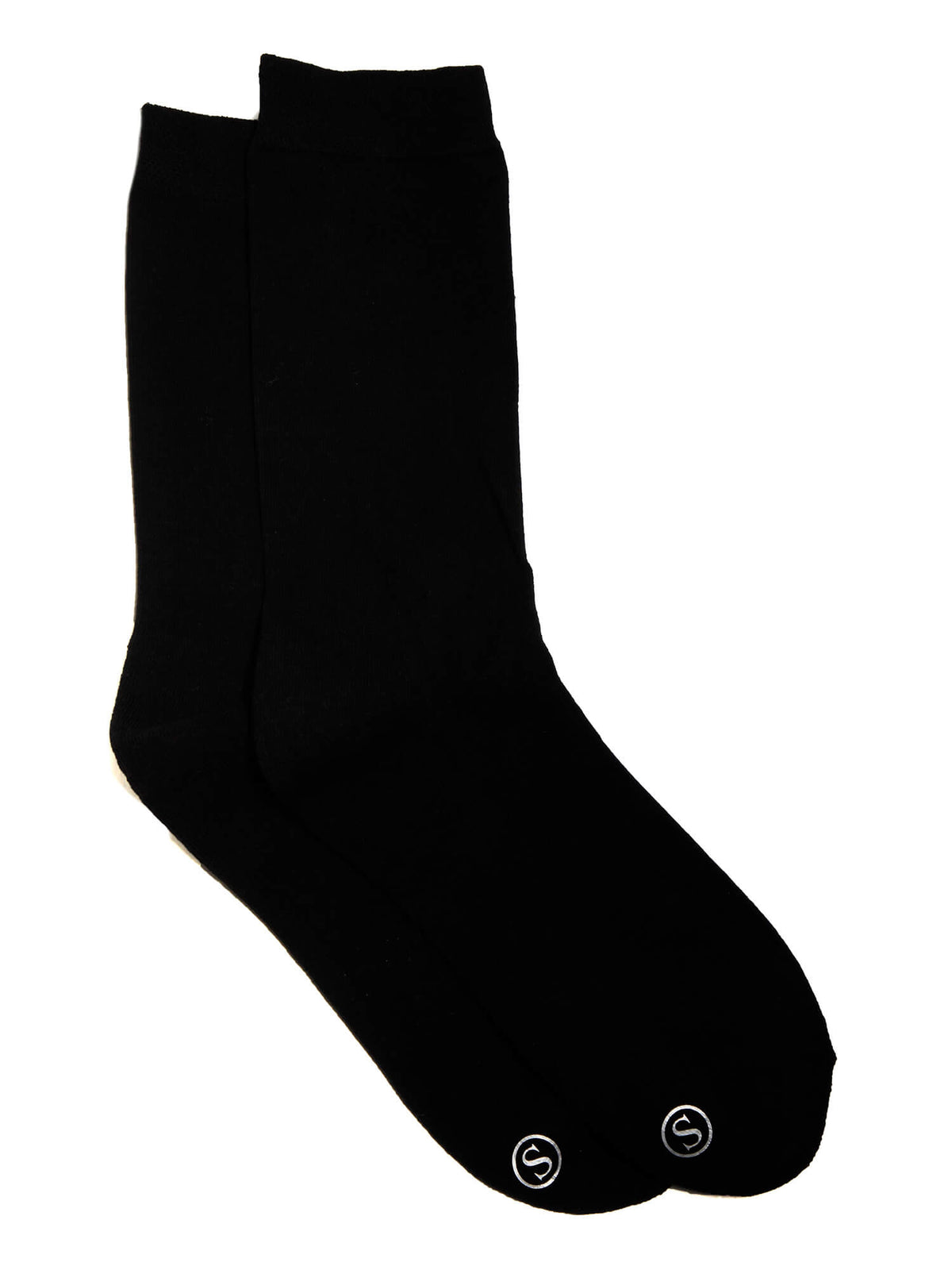 2 Pack Ladies Cushion Foot Crew Socks