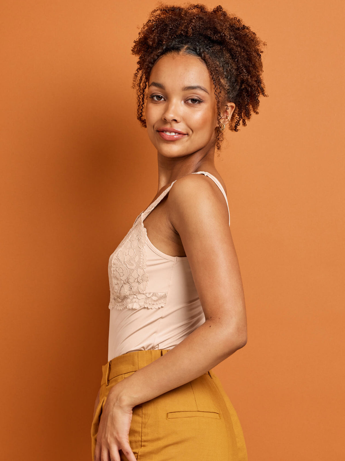 Daily Essentials Helen Micro & Heritage Lace Cami (465)