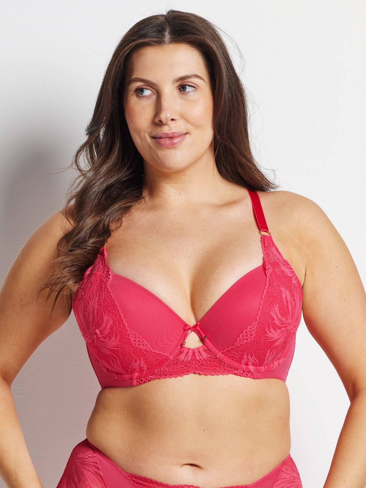 Kayser Lingerie After Dark Cosmic Nights Full Busted Bra in Raspberry Pink