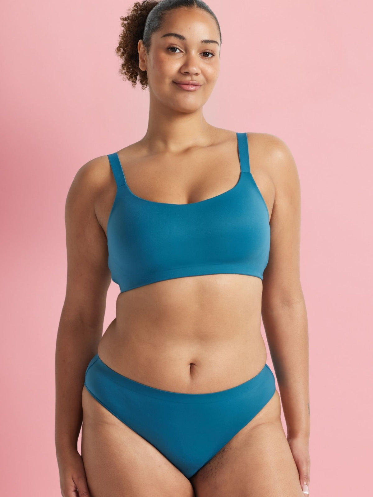 Alive Brazilian Bikini in Blue Coral by Kayser Lingerie