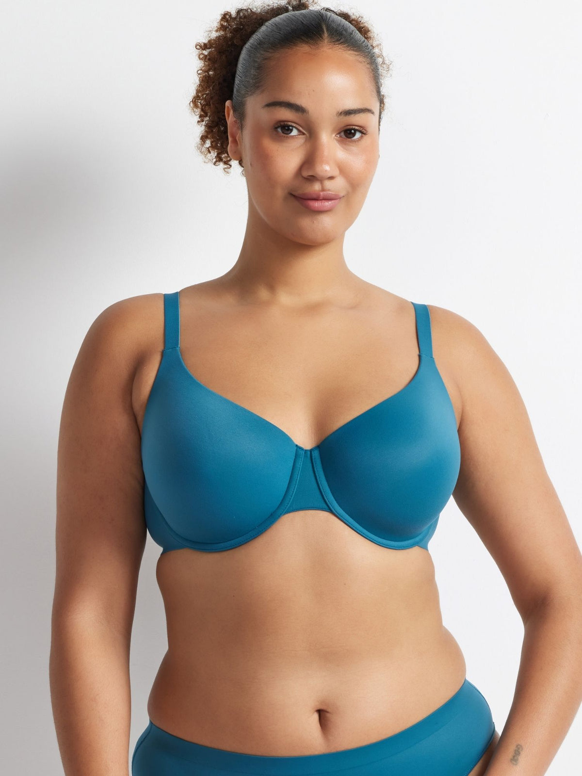 Alive T-Shirt Bra in Blue Coral by Kayser Lingerie