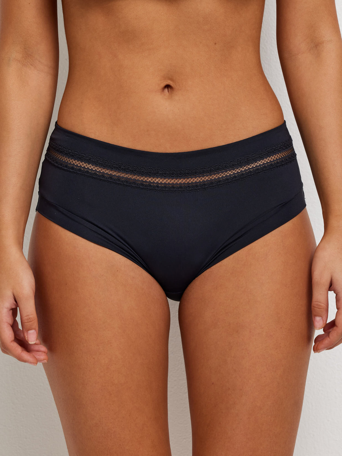 2 Pack Insanely Comfy Mid Rise in Black - Kayser Lingerie