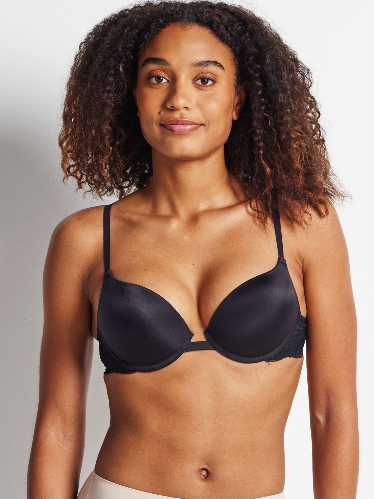Bombshell Super Boost Bra in Black by Kayser Lingerie