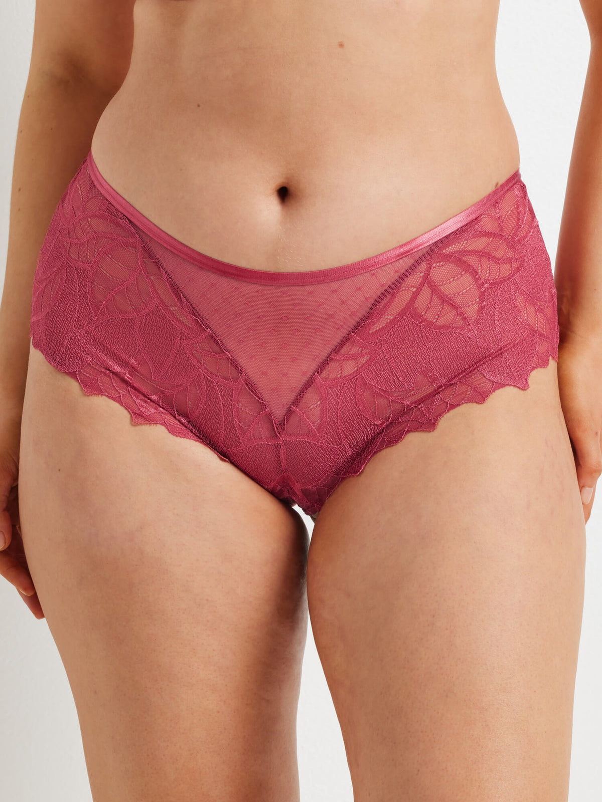 After Dark Frenchy Lace Short in Spice - Kayser Lingerie
