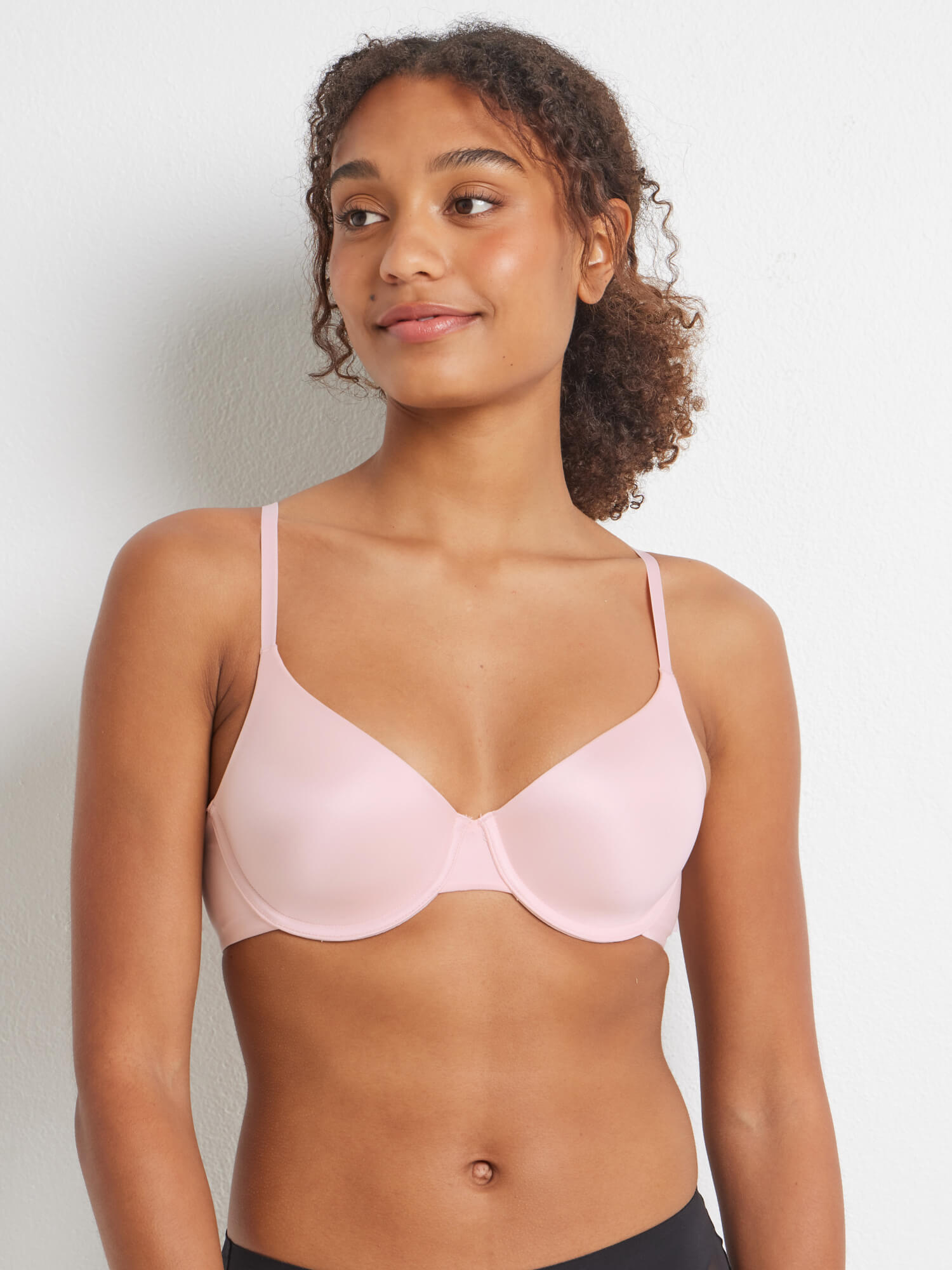 Total Comfort Contour T-Shirt Bra in Baby Pink by Kayser Lingerie