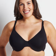 Hold Up Iconic Underwire Bra in Black by Kayser Lingerie Australia