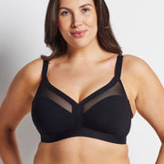 Hold Up Unreal Wire Free Bra in Black by Kayser Lingerie