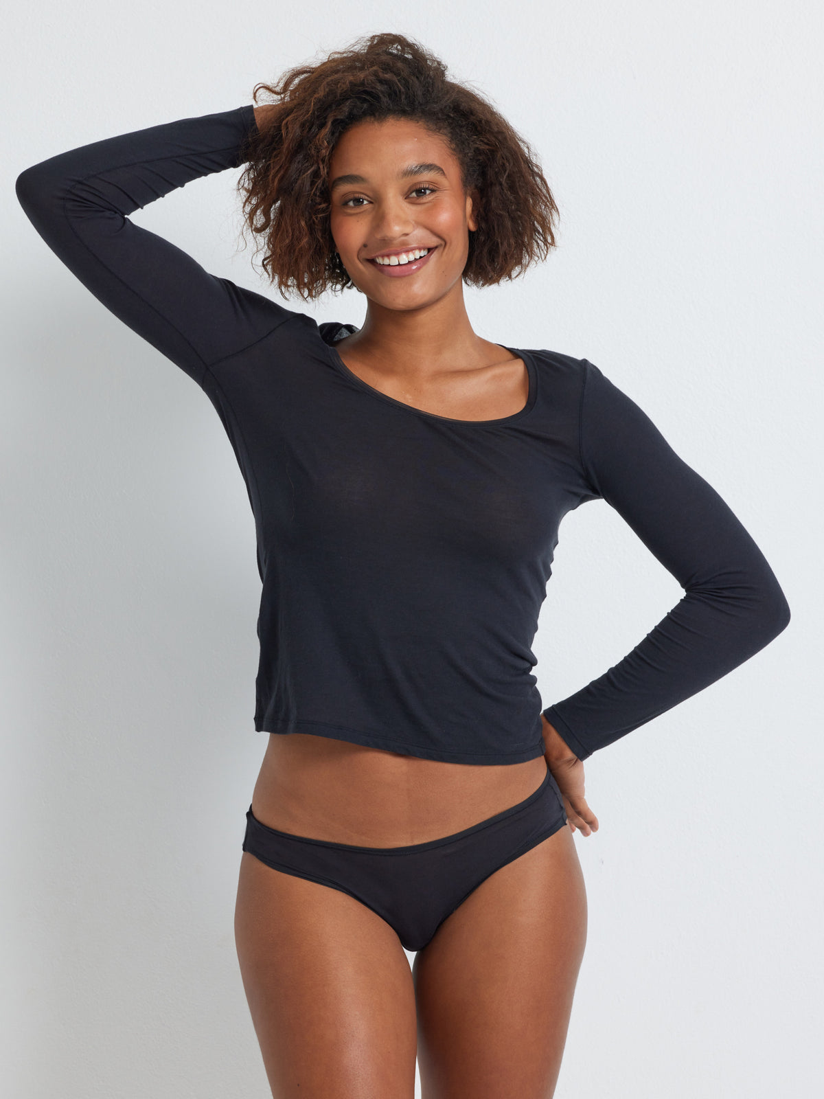 Pure Cotton Long Sleeve Top