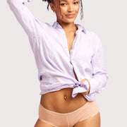 Pure Cotton Boyleg Underwear in Nude by Kayser Lingerie
