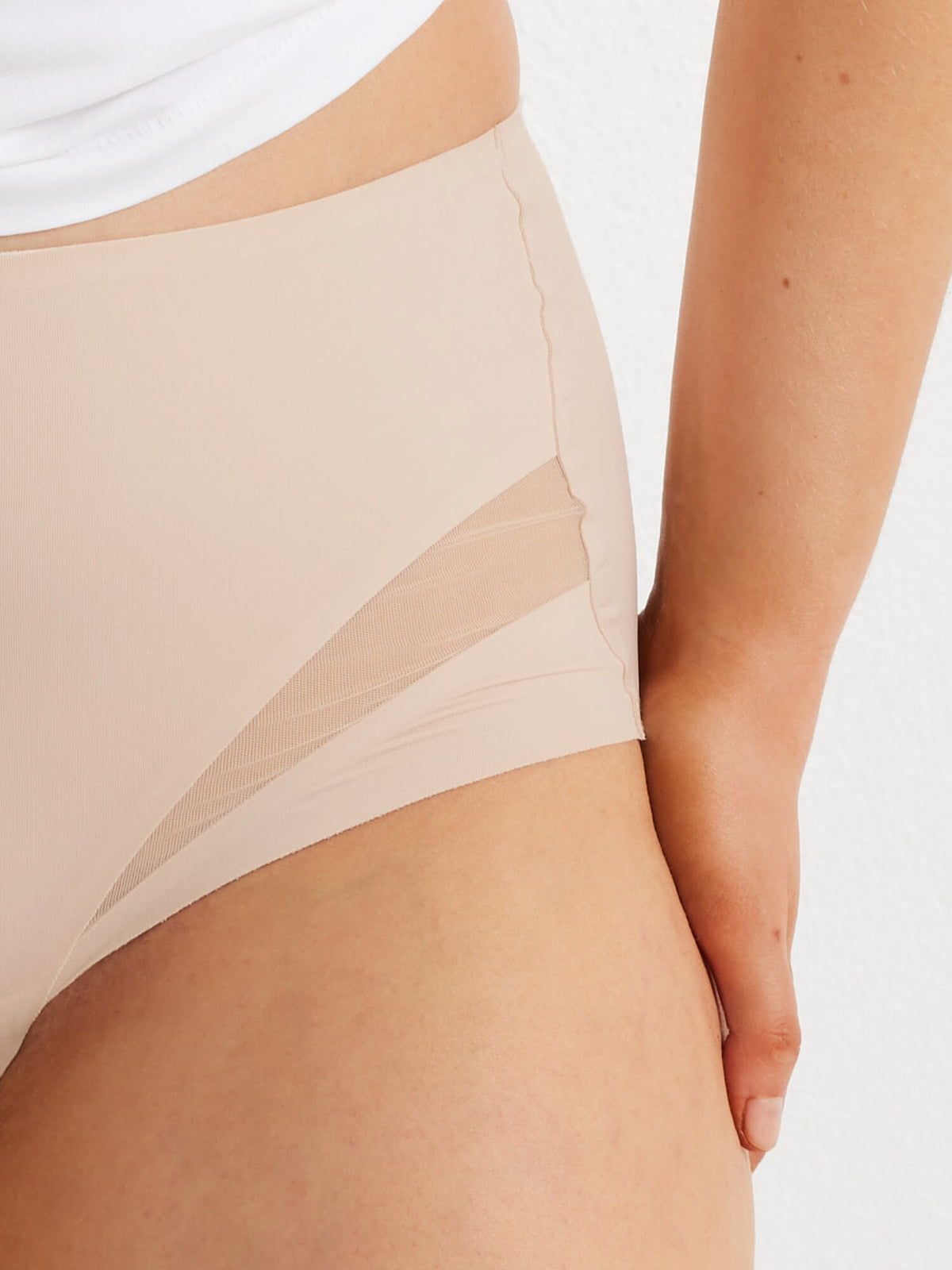 2 Pack Sleek &amp; Smooth Full Brief Underwear in Blush by Kayser Lingerie