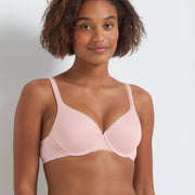 Total Comfort Luxe T-Shirt Bra in Peach by Kayser Lingerie
