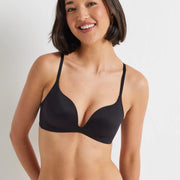 Total Comfort Wirefree Push Up Bra in Black by Kayser Lingerie