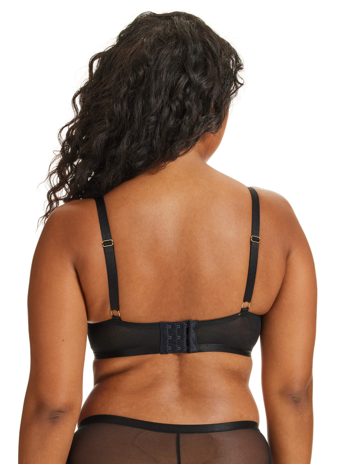 Curve It Up Confident Balconette Bra in Black by Kayser Lingerie