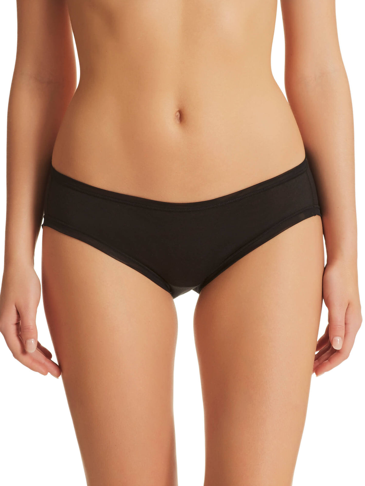 Pure Cotton Black Bikini Underwear by Kayser Lingerie