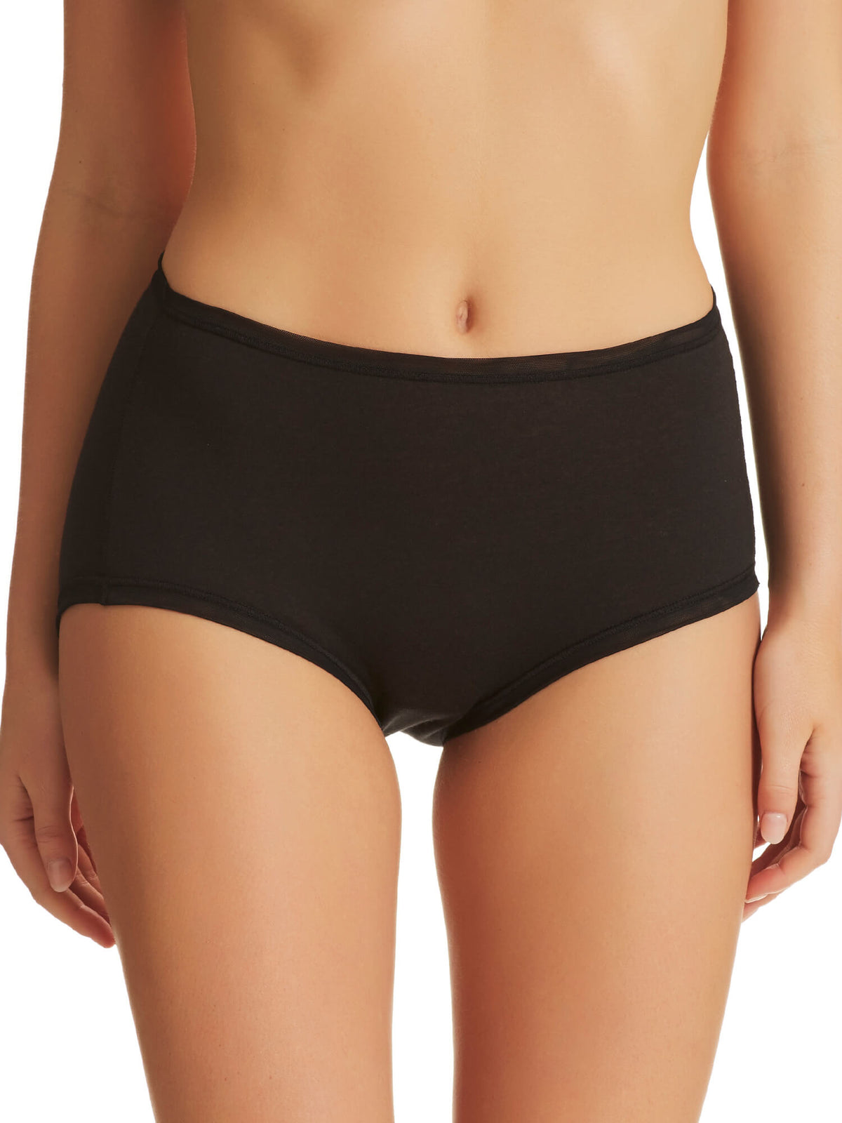 100% Cotton Black Full Brief Underwear by Kayser Lingerie