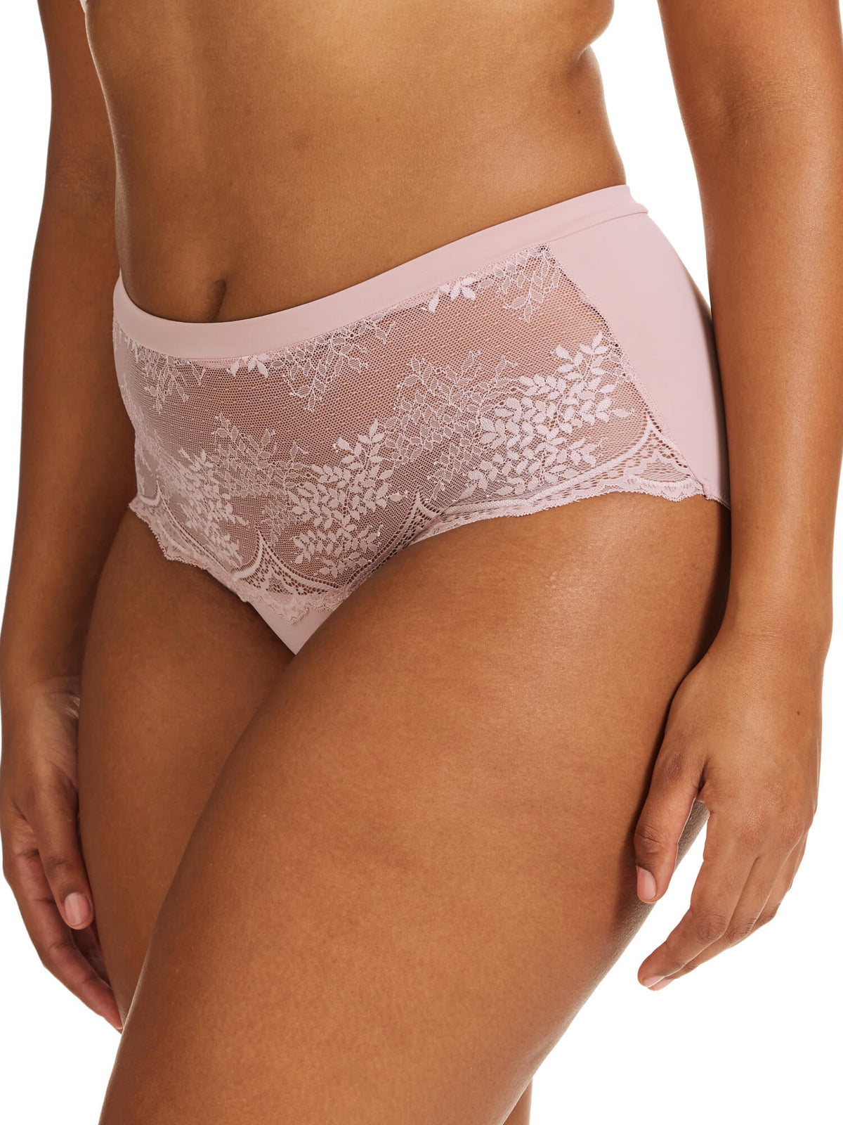 Recycled Microfibre &amp; Recycled Lace Full Brief